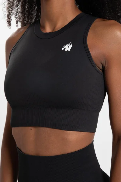 Gorilla Wear women's crop top Olivia - black 2