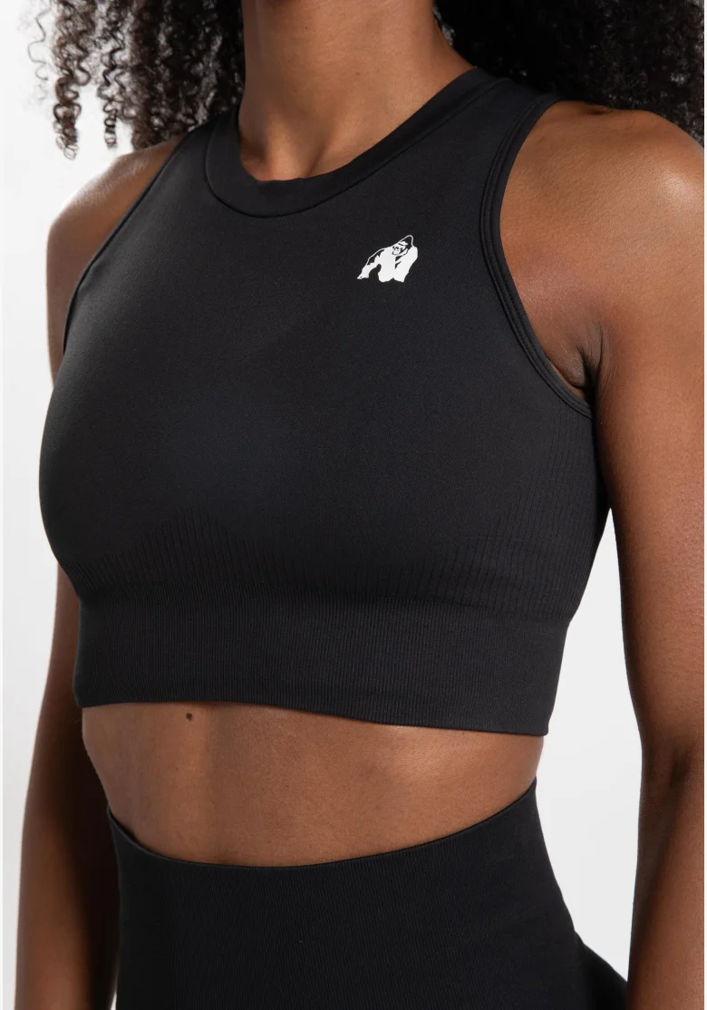 Gorilla Wear women's crop top Olivia - black