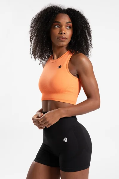 Gorilla Wear Women's Olivia Crop Top - Peach