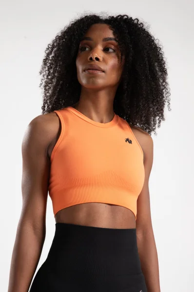 Gorilla Wear Women's Olivia Crop Top - Peach 2