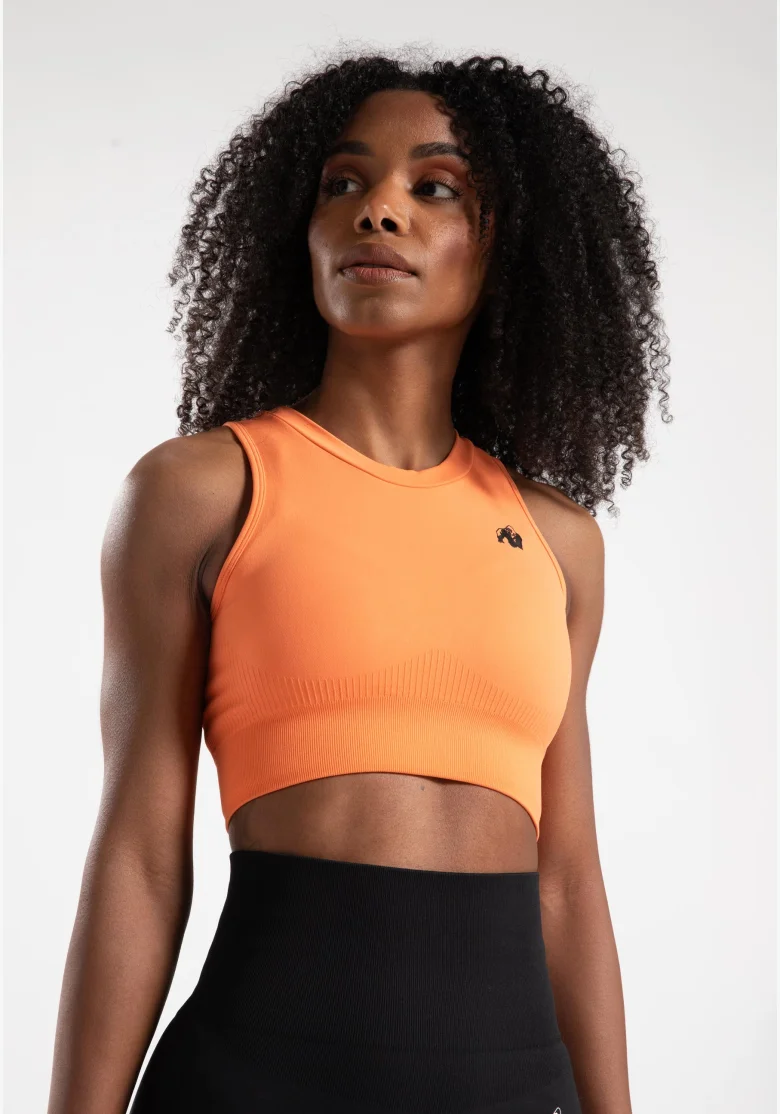 Gorilla Wear Women's Olivia Crop Top - Peach