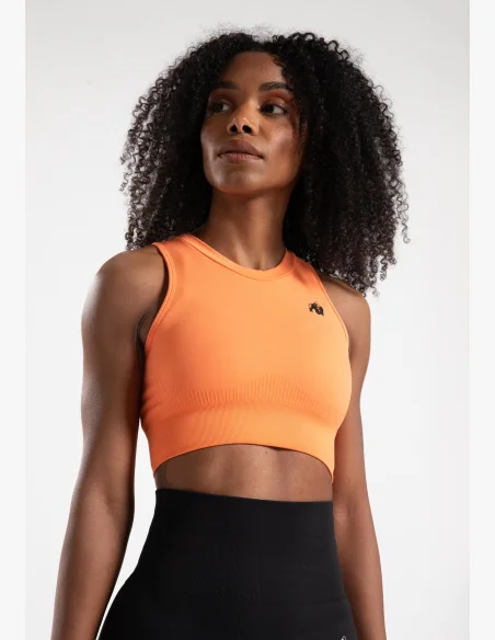 Gorilla Wear Women's Olivia Crop Top - Peach