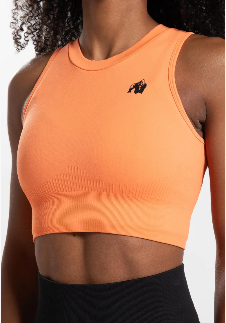Gorilla Wear Women's Olivia Crop Top - Peach