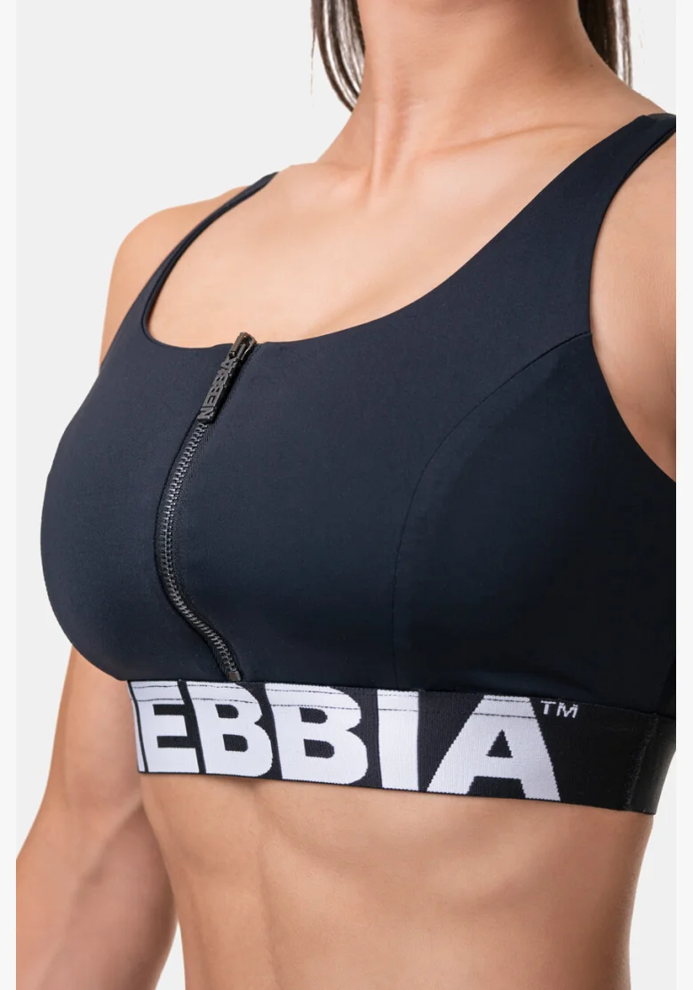 NEBBIA • Smart Zip sports bra • NEBBIAshop.com