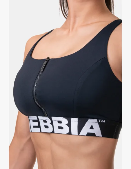 NEBBIA • Smart Zip sports bra • NEBBIAshop.com