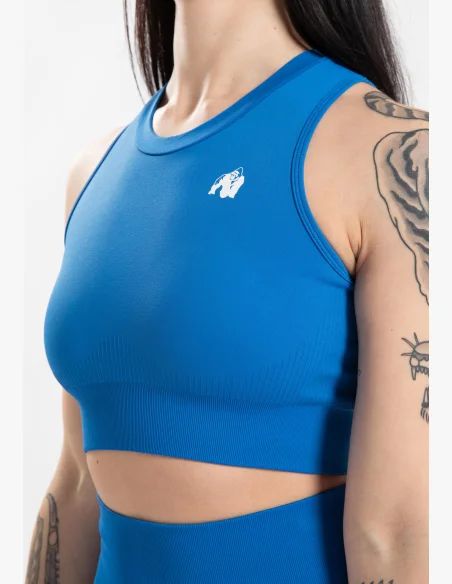 Gorilla Wear women's crop top Olivia – blue