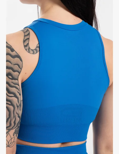 Gorilla Wear women's crop top Olivia – blue