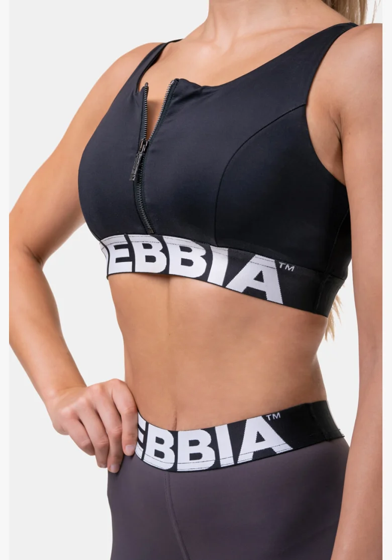 NEBBIA • Smart Zip sports bra • NEBBIAshop.com