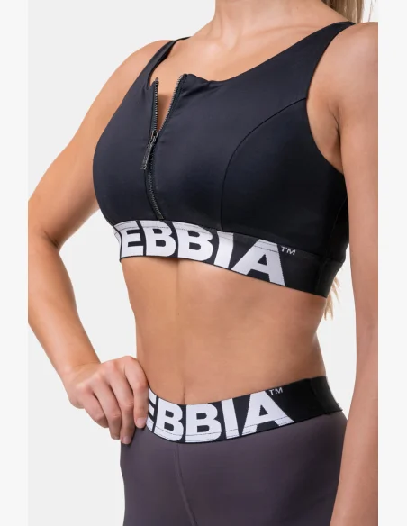 NEBBIA • Smart Zip sports bra • NEBBIAshop.com