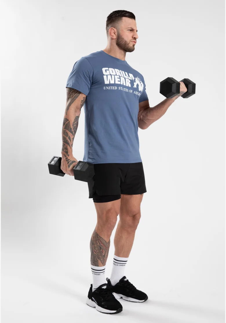 Gorilla Wear Men's T-shirt Classic - Coronet Blue