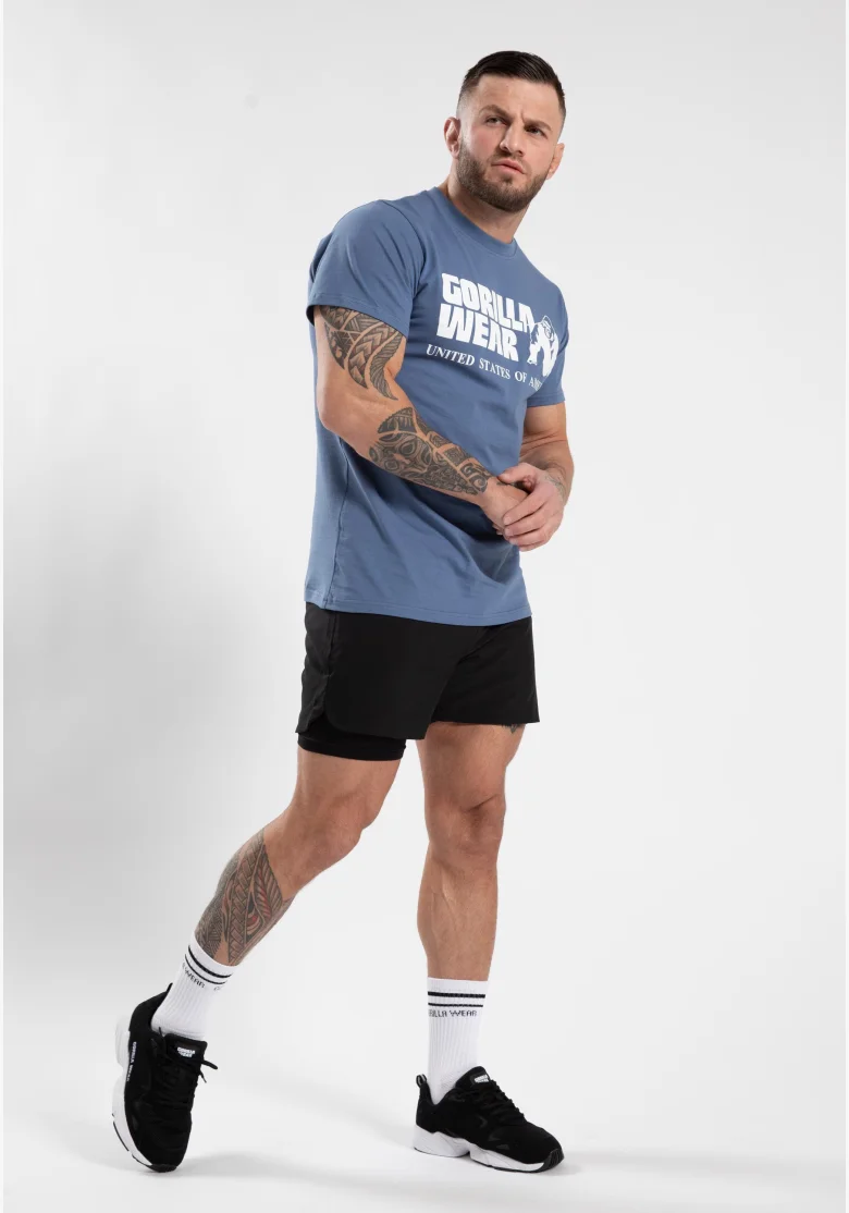 Gorilla Wear Men's T-shirt Classic - Coronet Blue