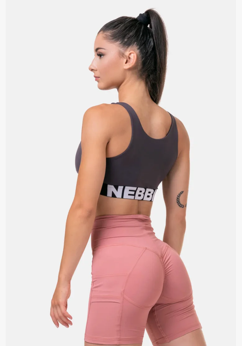 NEBBIA • Smart Zip sports bra • NEBBIAshop.cz