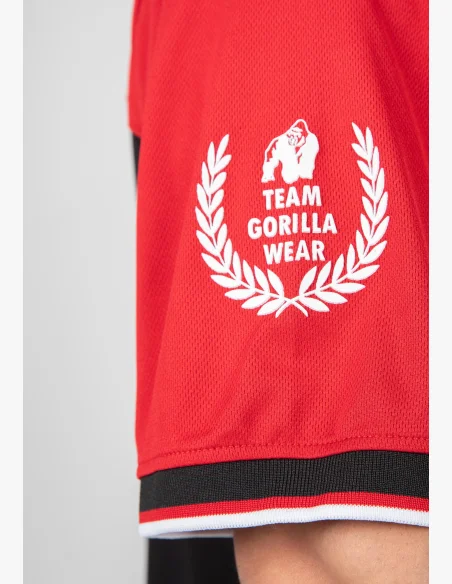 Gorilla Wear men's tracksuit Trenton Football Jersey black/ red