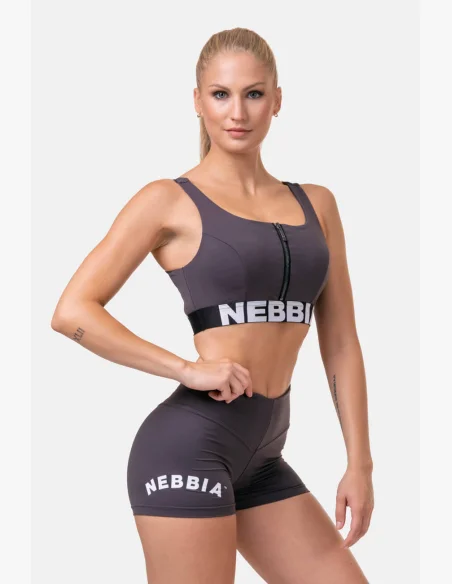 NEBBIA • Smart Zip sports bra • NEBBIAshop.cz