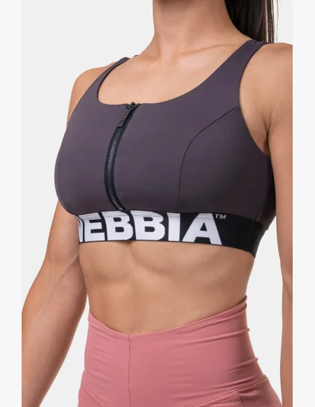 NEBBIA • Smart Zip sports bra • NEBBIAshop.cz