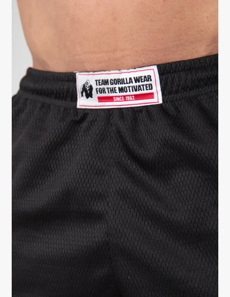 Gorilla Wear Men's Sweatpants Wallace Mesh - Black/Red