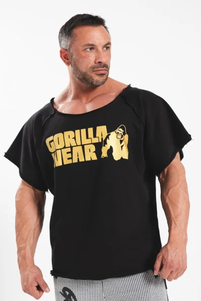 Gorilla wear men's Workout Top Classic – black/gold
