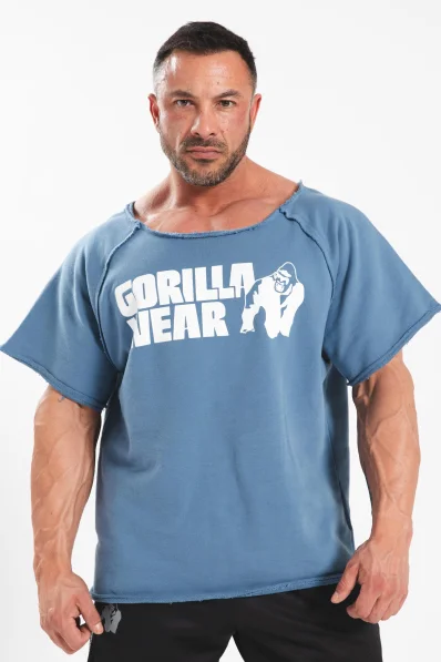 Gorilla Wear Men's Classic Workout Top - Blue