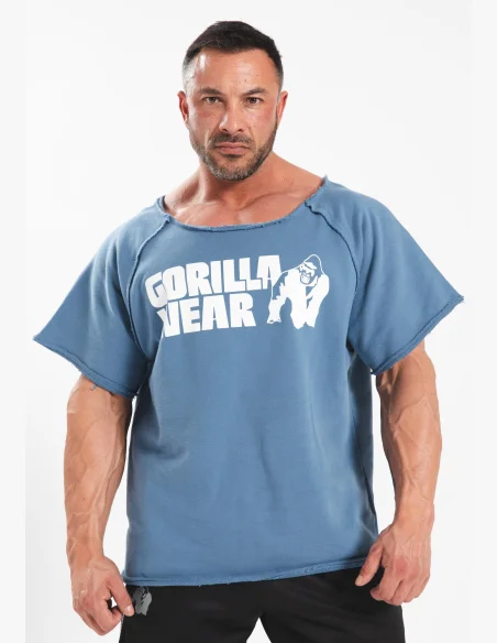 Gorilla Wear Men's Classic Workout Top - Blue