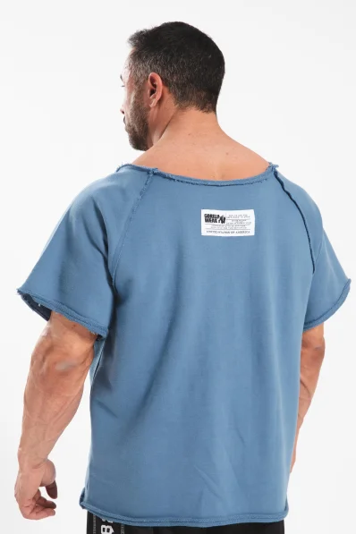 Gorilla Wear Men's Classic Workout Top - Blue 2