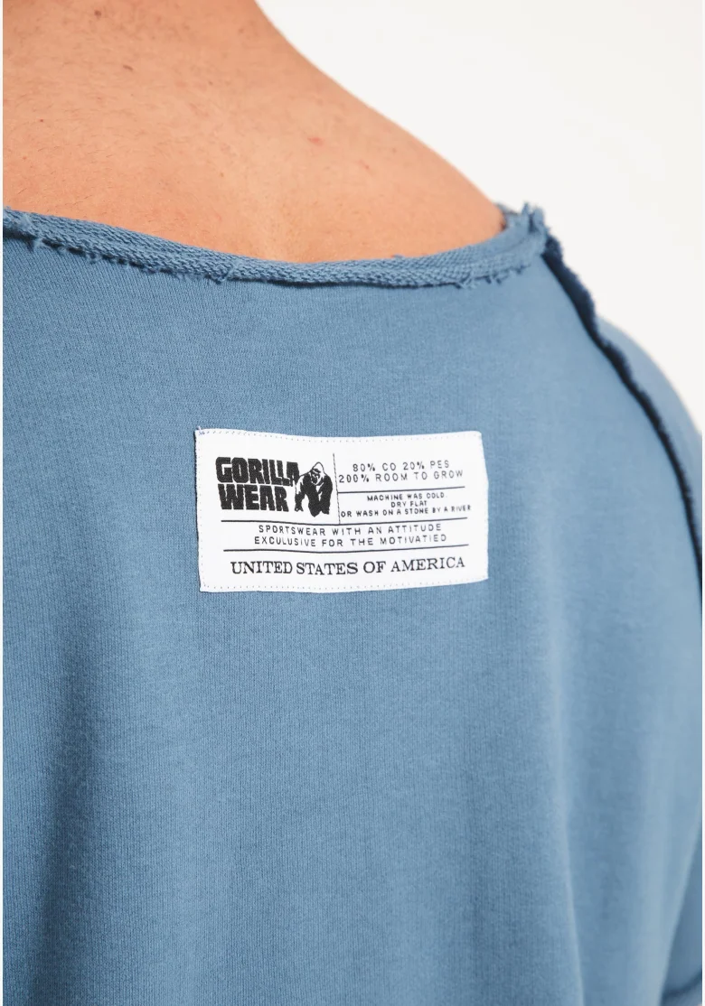 Gorilla Wear Men's Classic Workout Top - Blue