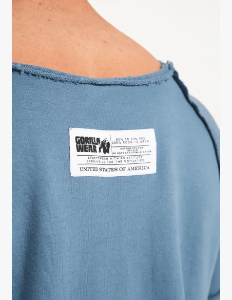 Gorilla Wear Men's Classic Workout Top - Blue