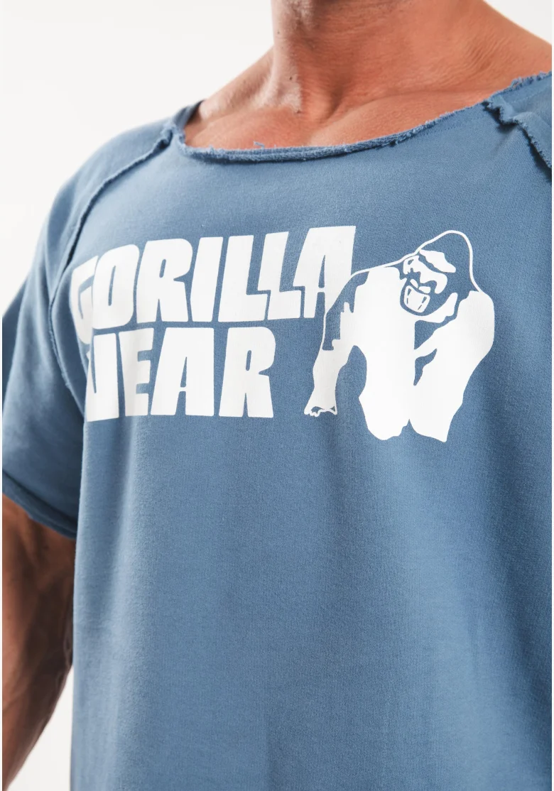 Gorilla Wear Men's Classic Workout Top - Blue