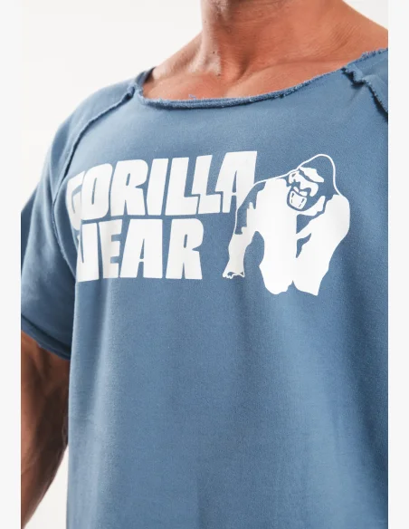 Gorilla Wear Men's Classic Workout Top - Blue