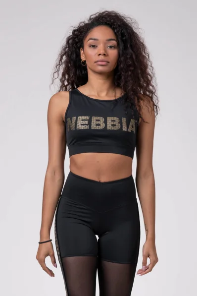NEBBIA • Gold Mesh mini top • NEBBIAshop.cz