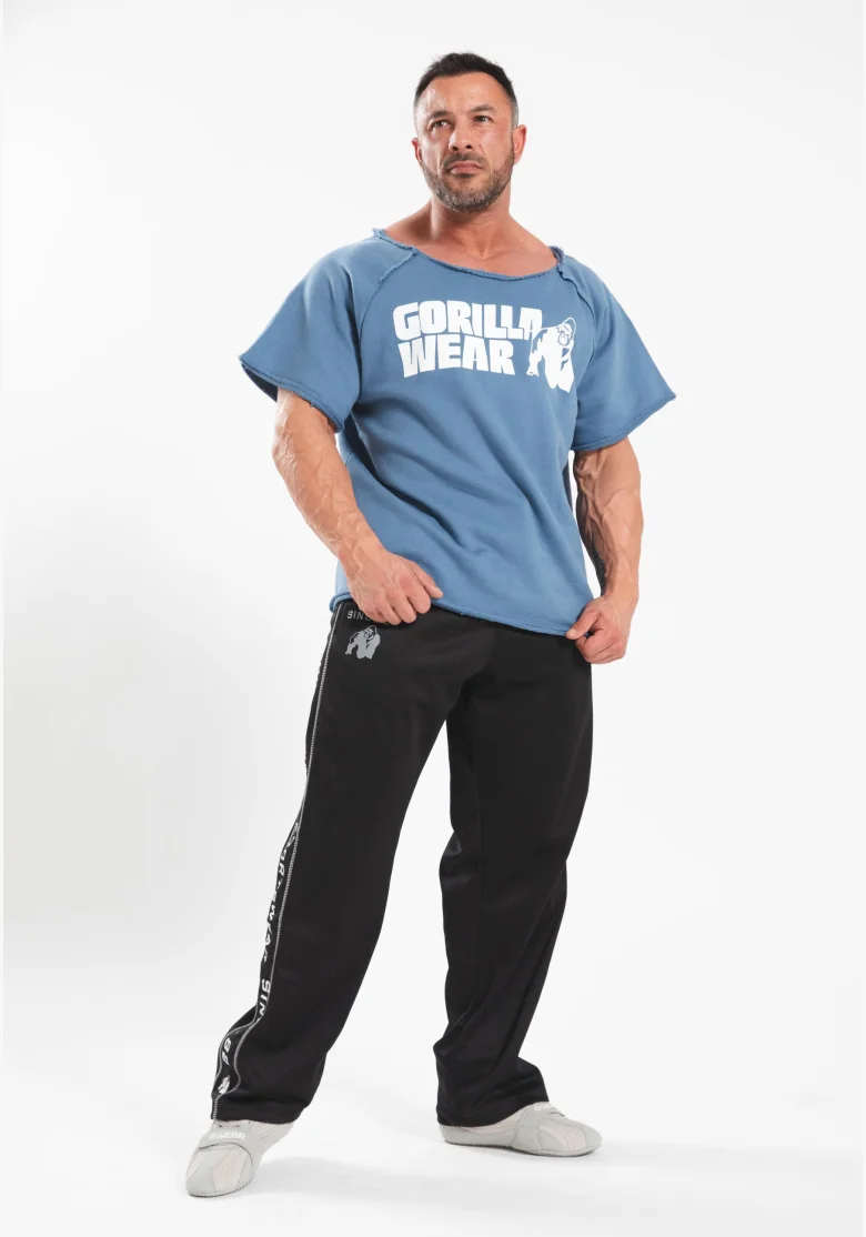 Gorilla Wear Men's Classic Workout Top - Blue