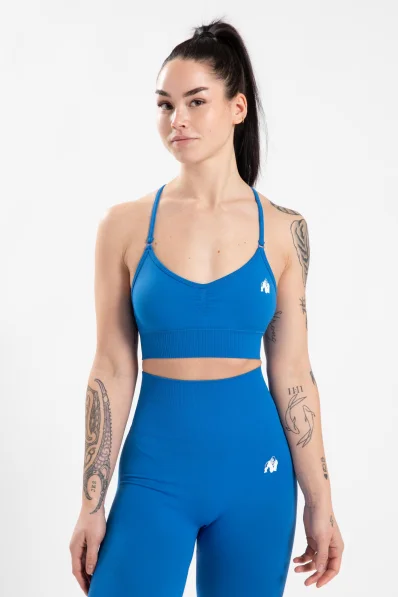 Gorilla Wear women's sports bra Olivia – blue