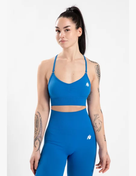 Gorilla Wear women's sports bra Olivia – blue
