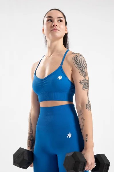 Gorilla Wear women's sports bra Olivia – blue 2