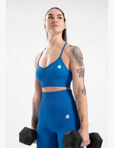 Gorilla Wear women's sports bra Olivia – blue