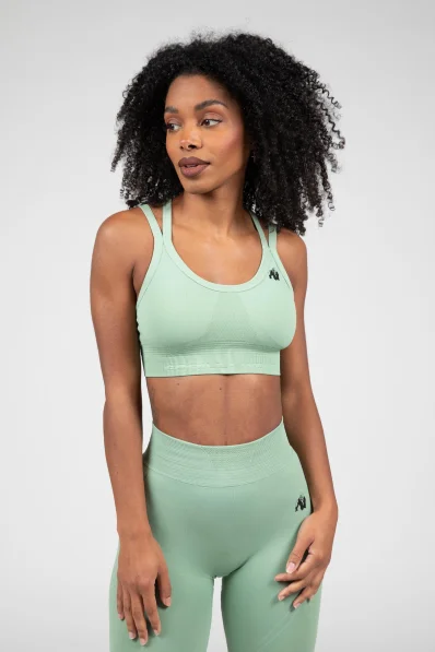 Gorilla Wear women's seamless bra Whitney – green