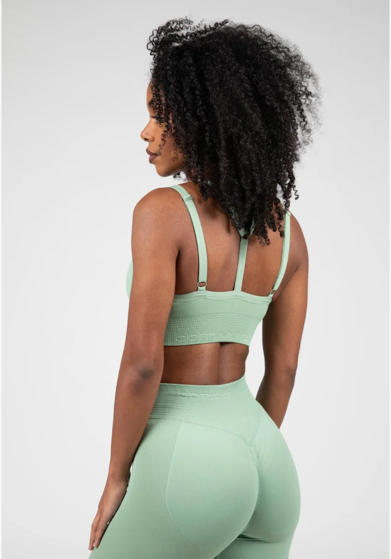 Gorilla Wear women's seamless bra Whitney – green