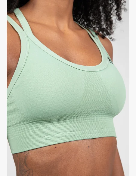 Gorilla Wear women's seamless bra Whitney – green