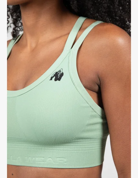 Gorilla Wear women's seamless bra Whitney – green