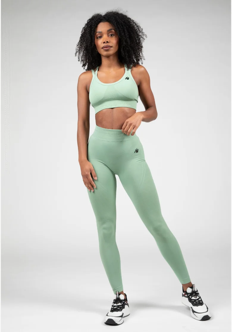 Gorilla Wear women's seamless bra Whitney – green