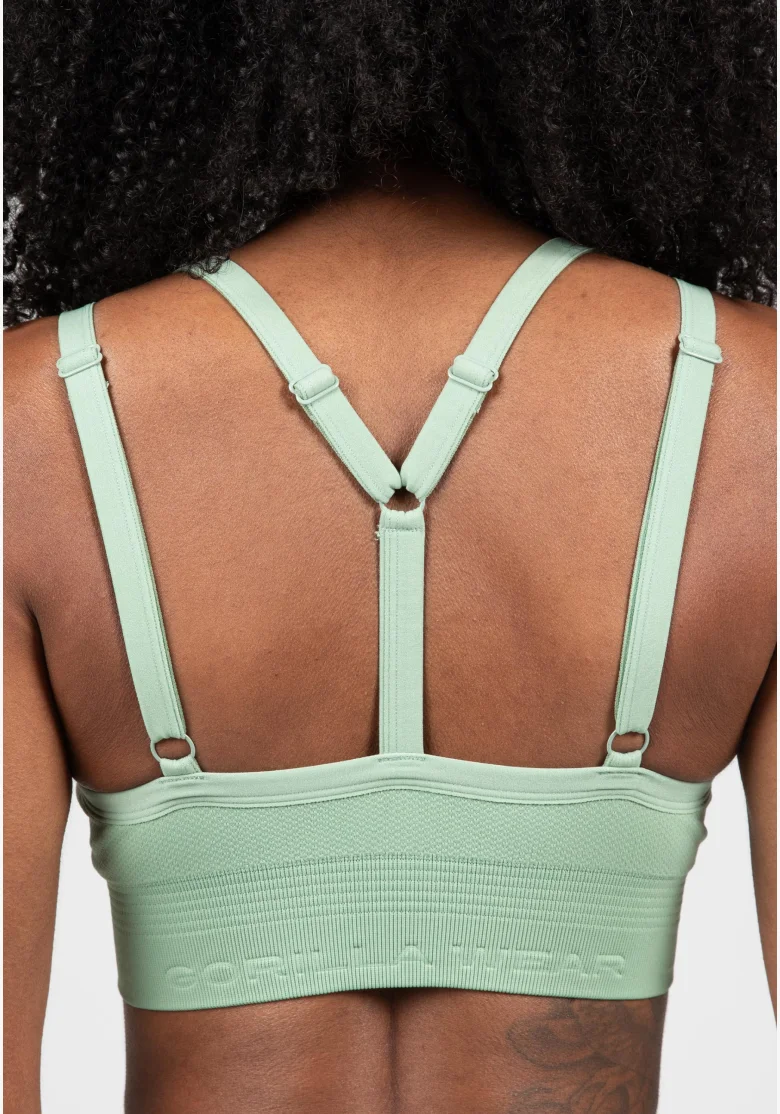 Gorilla Wear women's seamless bra Whitney – green