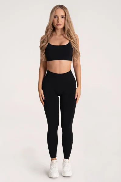 Gym Glamour Leggings Second Skin push up Black