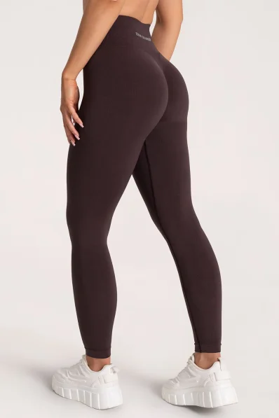 Gym Glamour Leggings Second Skin push up Chocolate 2