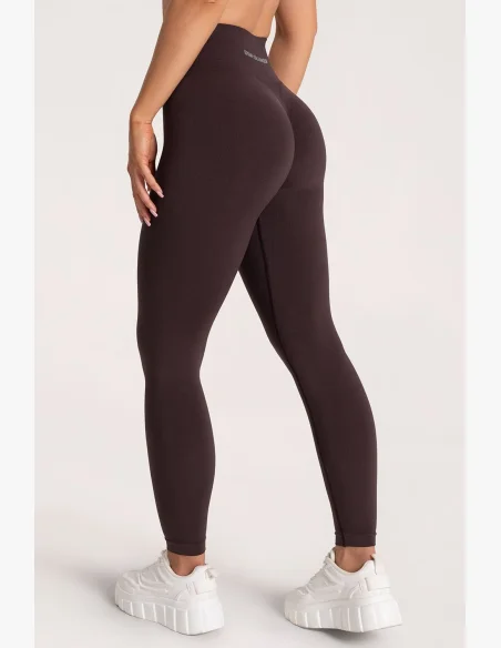 Gym Glamour Leggings Second Skin push up Chocolate